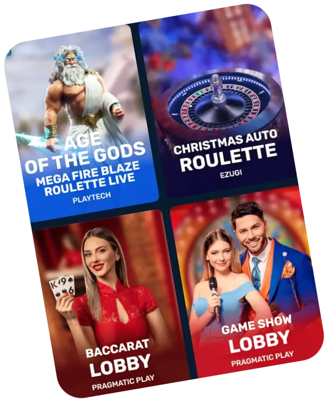live games lobby for Revery Play users